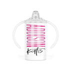 12oz Stainless Steel Personalized Sippy Tumbler - myembroideredgifts-com - GLAM