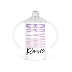 12oz Stainless Steel Personalized Sippy Tumbler - myembroideredgifts-com - GLAM