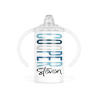 12oz Stainless Steel Personalized Sippy Tumbler - myembroideredgifts-com - GLAM