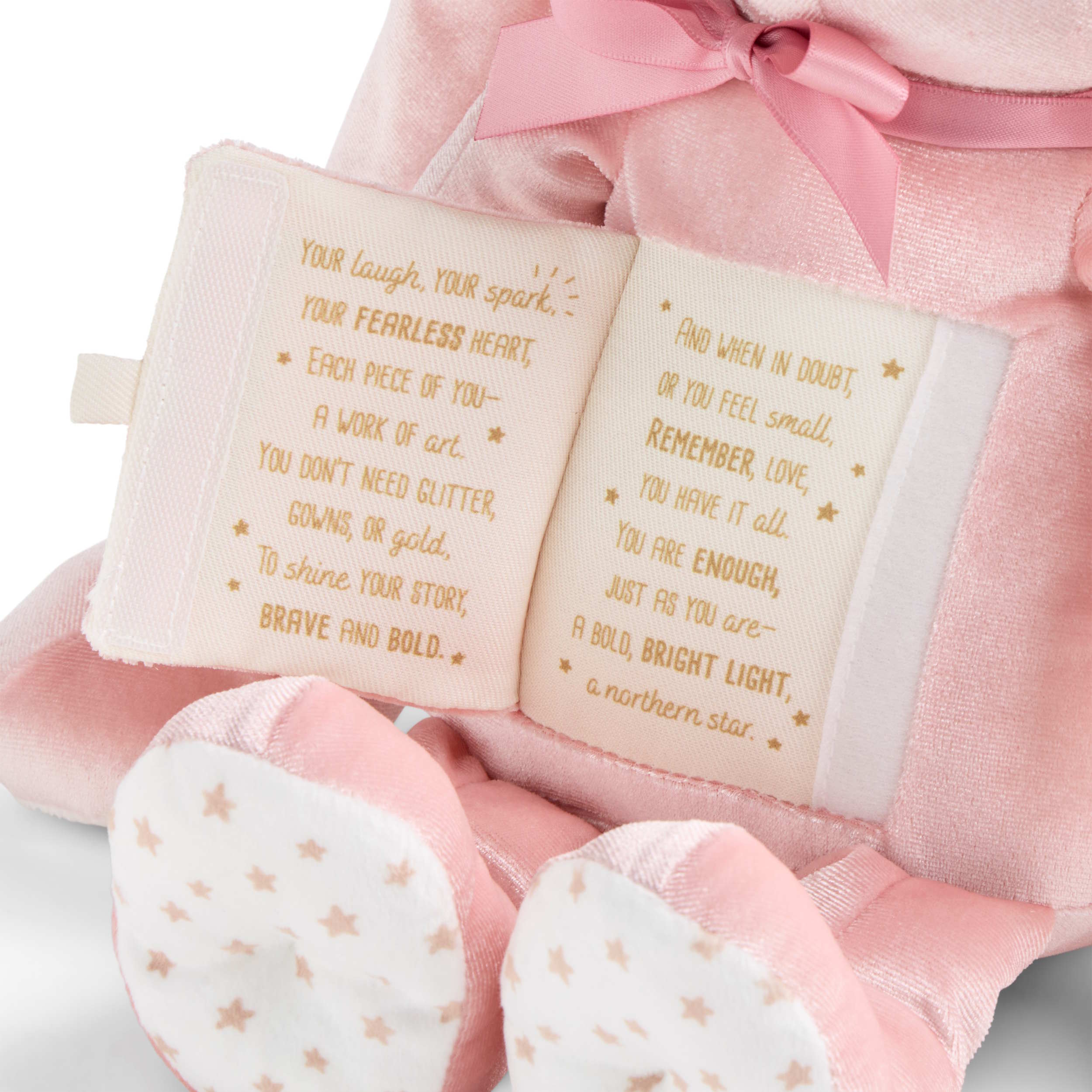 You Are So Loved Pink Bunny by Demdaco Personalized