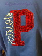 Patriots Sequin Applique Sweatshirt