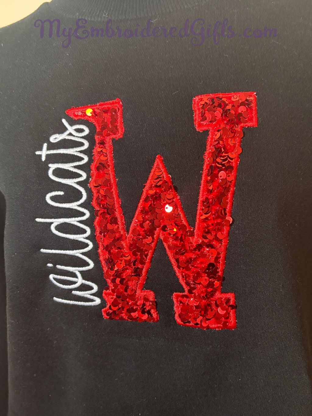 Wildcats Sequin Applique Sweatshirt
