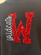 Wildcats Sequin Applique Sweatshirt