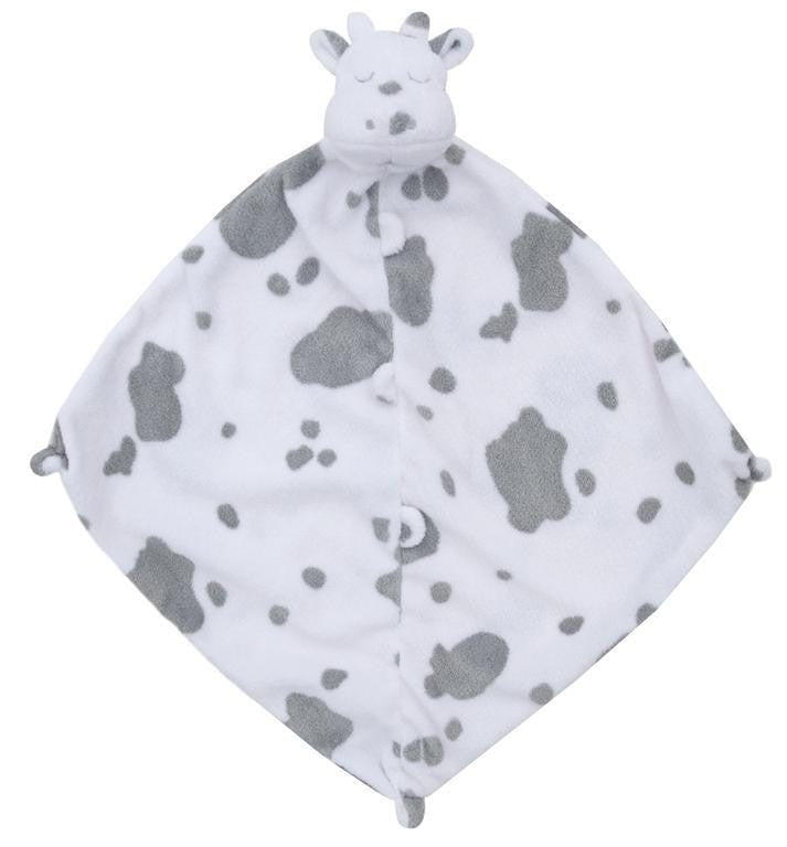 Angel Dear Cow Personalized Security Blanket Lovey - myembroideredgifts-com - Angel Dear