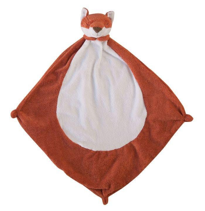 Angel Dear Fox Personalized Security Blanket Lovey - myembroideredgifts-com - Angel Dear
