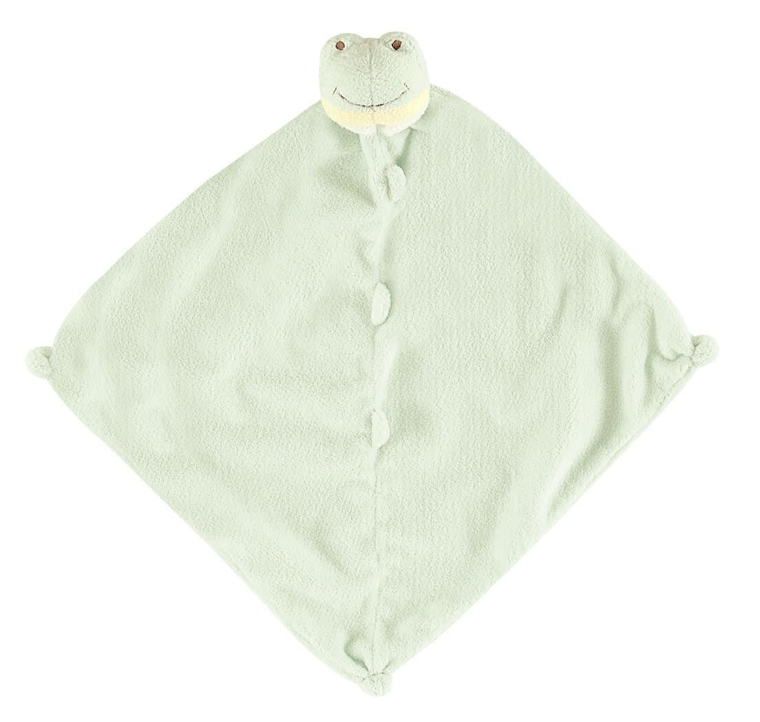Angel Dear Froggy Personalized Security Blanket Lovey - myembroideredgifts-com - Angel Dear