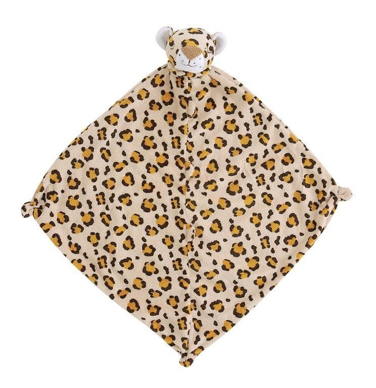 Angel Dear Leopard Personalized Security Blanket Lovey - myembroideredgifts-com - Angel Dear