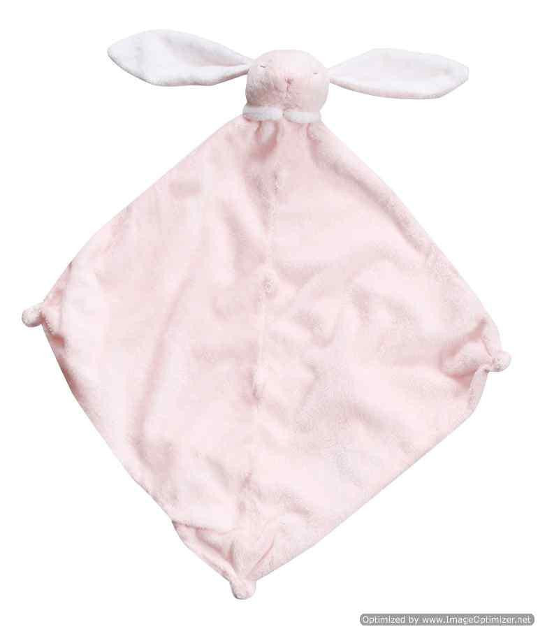  Angel Dear Pink Bunny Personalized Blankie 