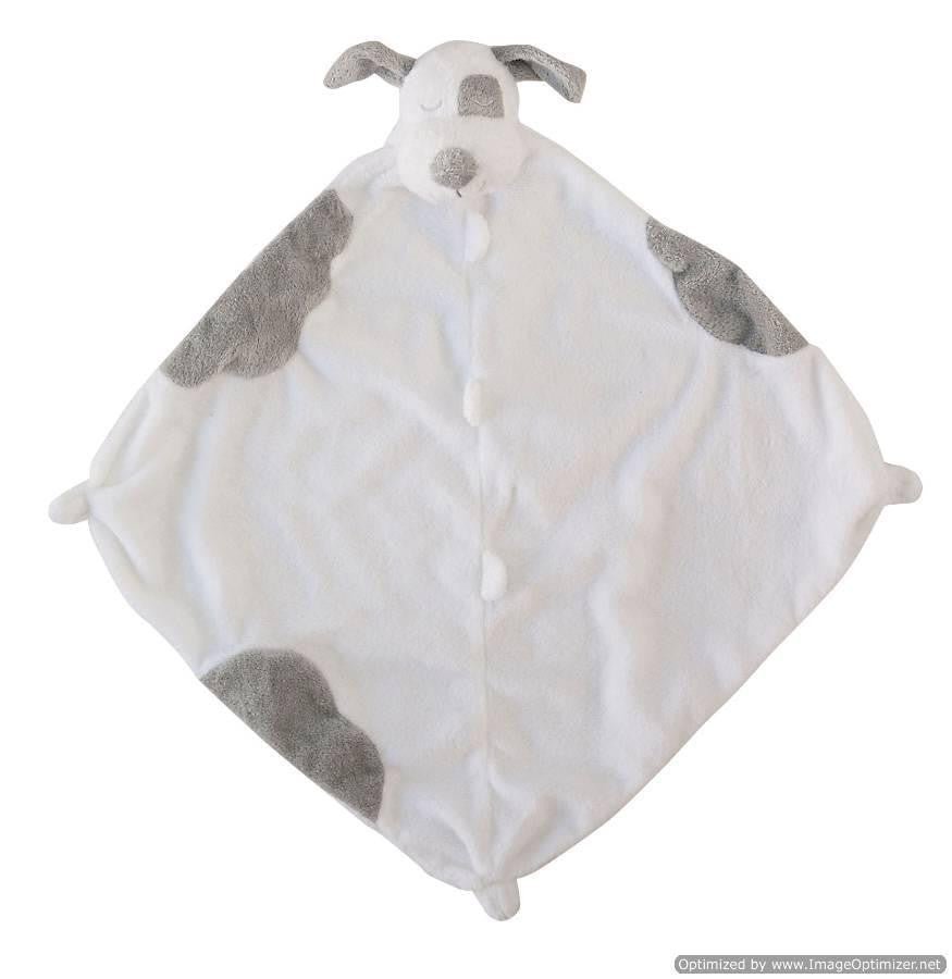Angel Dear Spotted Puppy Personalized Security Blanket Lovey - myembroideredgifts-com - Angel Dear