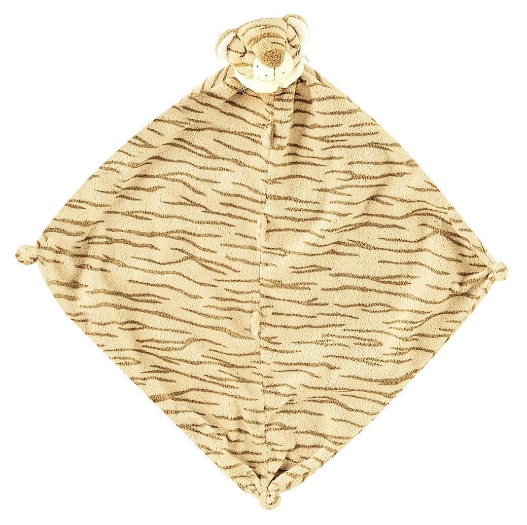 Angel Dear Tiger Personalized Security Blanket Lovey - myembroideredgifts-com - Angel Dear