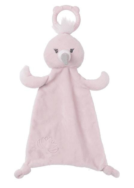 Baby Gund Aubrey Flamingo Teether Lovey Personalized 