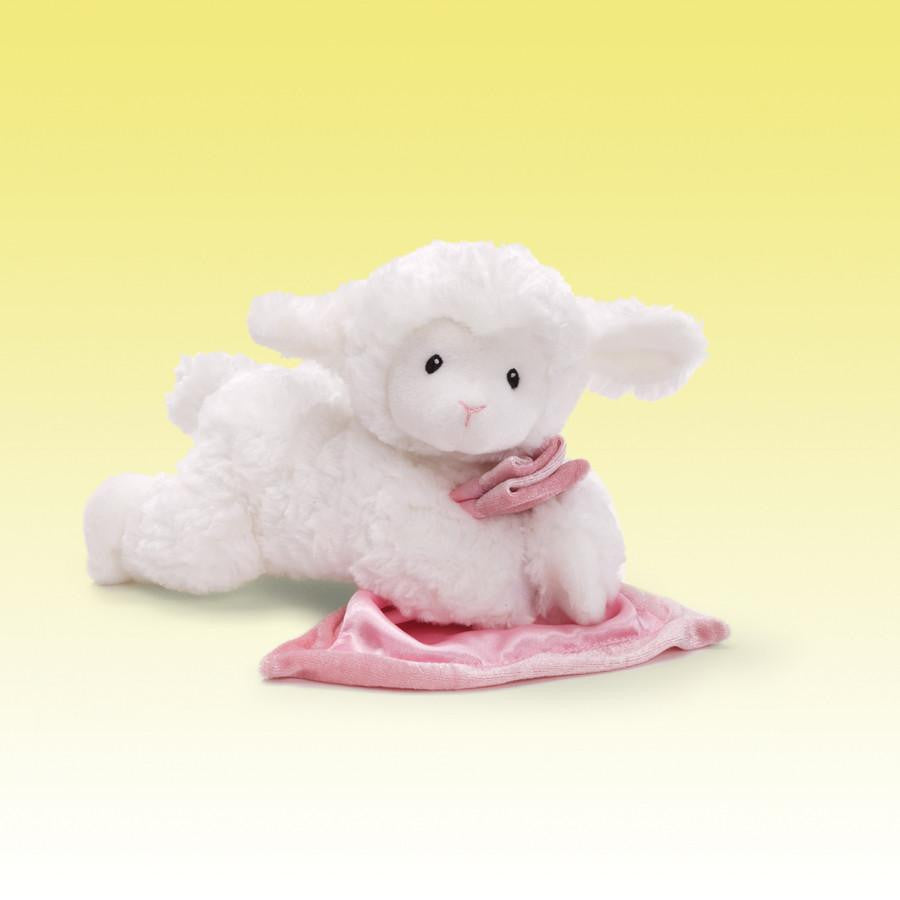 Baby Gund Lena Prayer Lamb Pink Blanket Personalized 