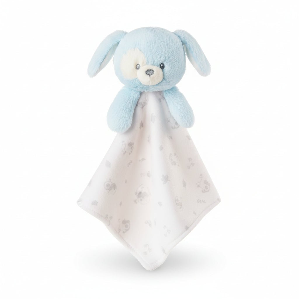 Bay Puppy Lovey 100% Recycled Personalized - myembroideredgifts-com - Baby Gund