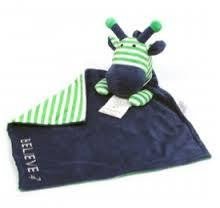Believe Giraffe Poetic Plush Mini Blanket - myembroideredgifts-com - Bella Tunno