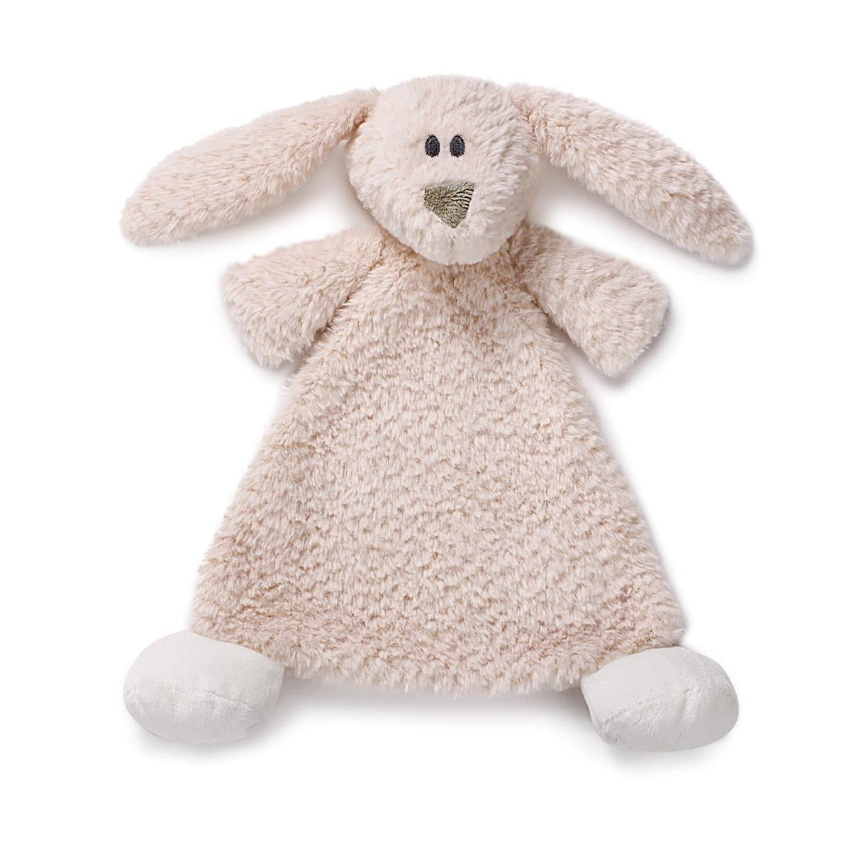Belina Bunny Rattle Blankie Personalized - myembroideredgifts-com - Demdaco