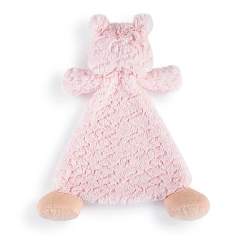 Bella Bear Personalized Rattle Blankie Demdaco - myembroideredgifts-com - Demdaco