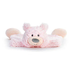 Bella Bear Personalized Rattle Blankie Demdaco - myembroideredgifts-com - Demdaco