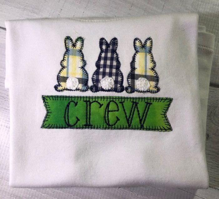 Boy's Easter Bunny Shirt Personalized - myembroideredgifts-com - myembroideredgifts-com