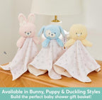 Buttercup Duckling Lovey 100% Recycled Personalized - myembroideredgifts-com - Baby Gund