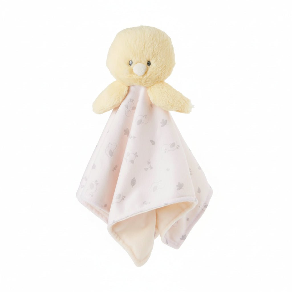 Buttercup Duckling Lovey 100% Recycled Personalized - myembroideredgifts-com - Baby Gund