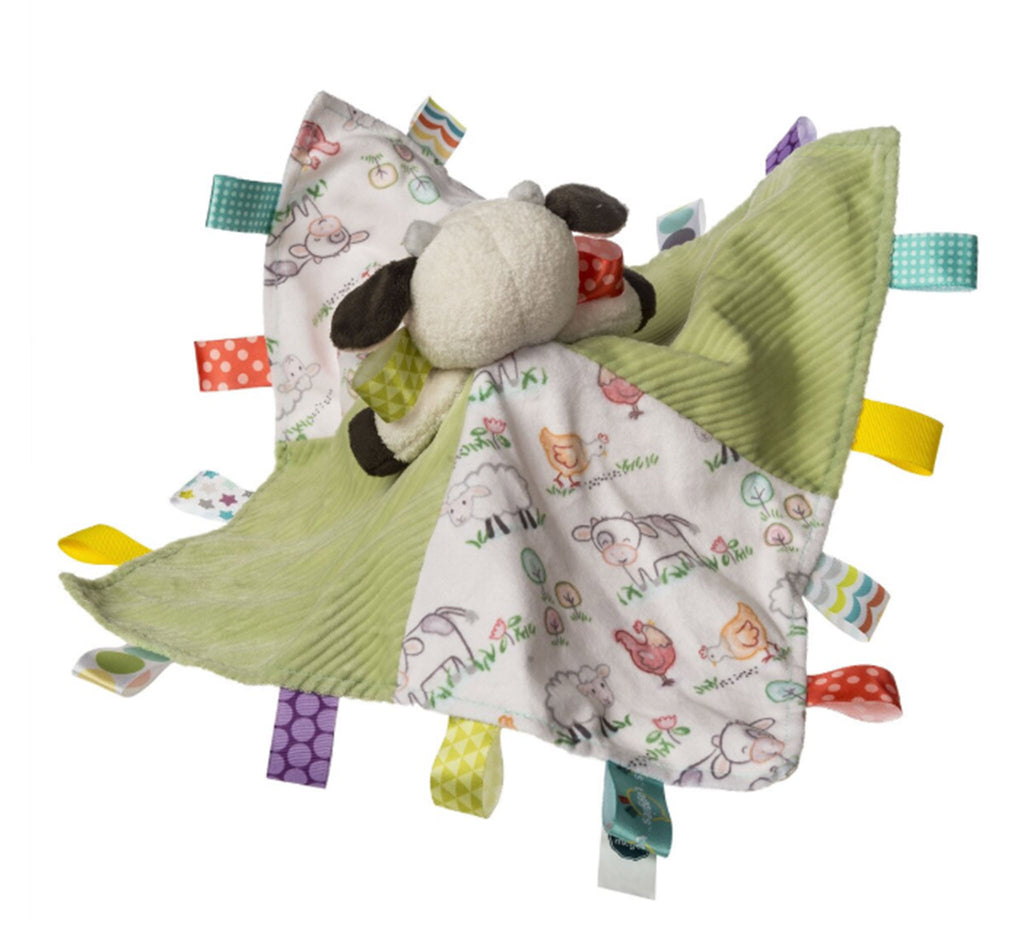 Taggies Buttercup Cow Character Blanket Personalized