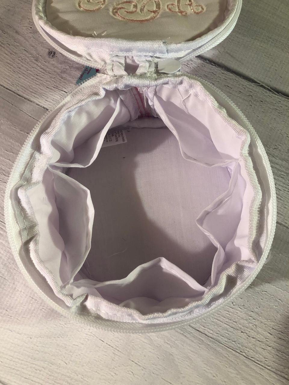 Button Bag Pink Personalized 6inch - myembroideredgifts-com - Mint