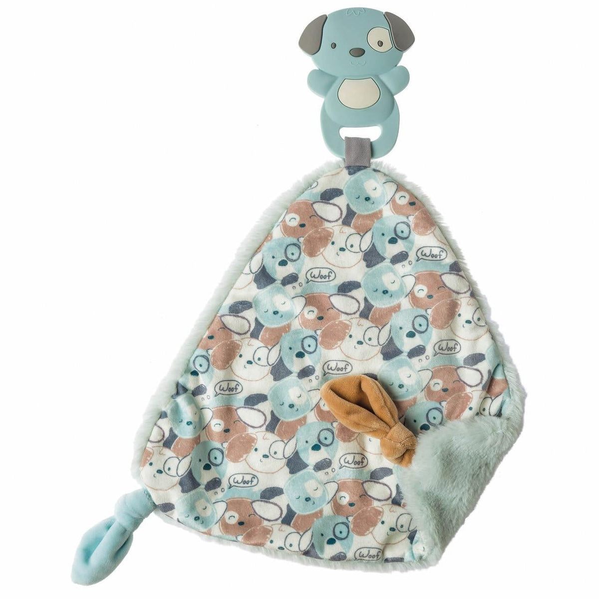 Chewy Crew Puppy Teether Lovey Personalized - myembroideredgifts-com - Mary Meyer
