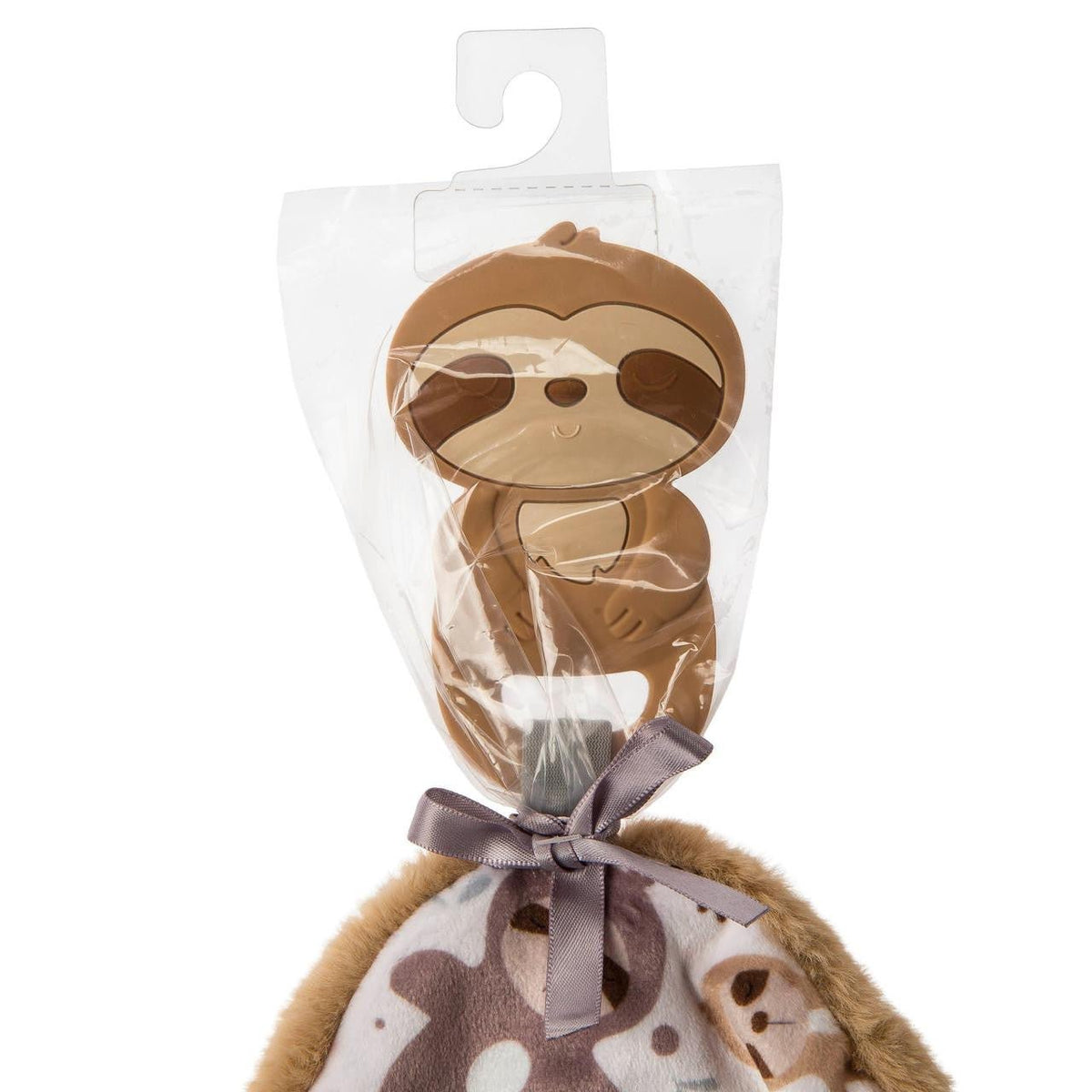 Chewy Crew Sloth Teether Lovey Personalized - myembroideredgifts-com - Mary Meyer
