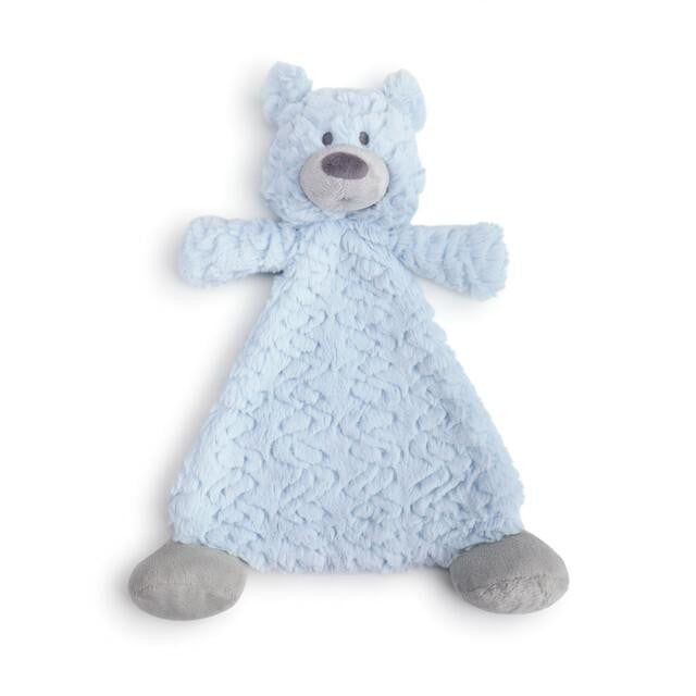 Demdaco Blake Bear Rattle Blankie Personalized 