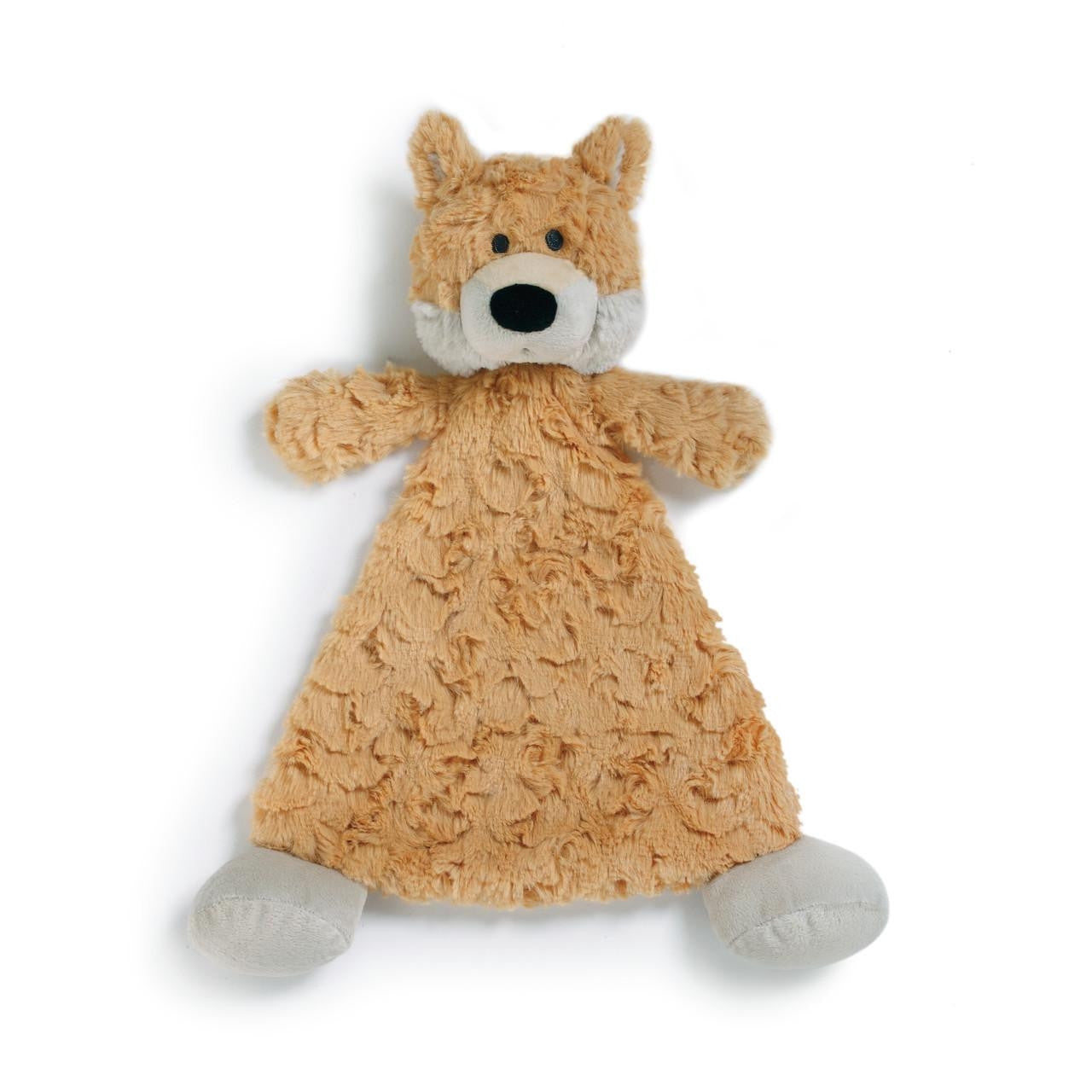 Demdaco Fitzgerald Fox Rattle Blankie Personalized 