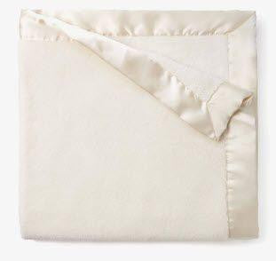 Elegant Baby Cream Coral Fleece Blanket Personalized 