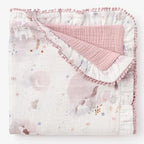Elegant Baby Fairytale Wonderland Organic Muslin Security Blanket 