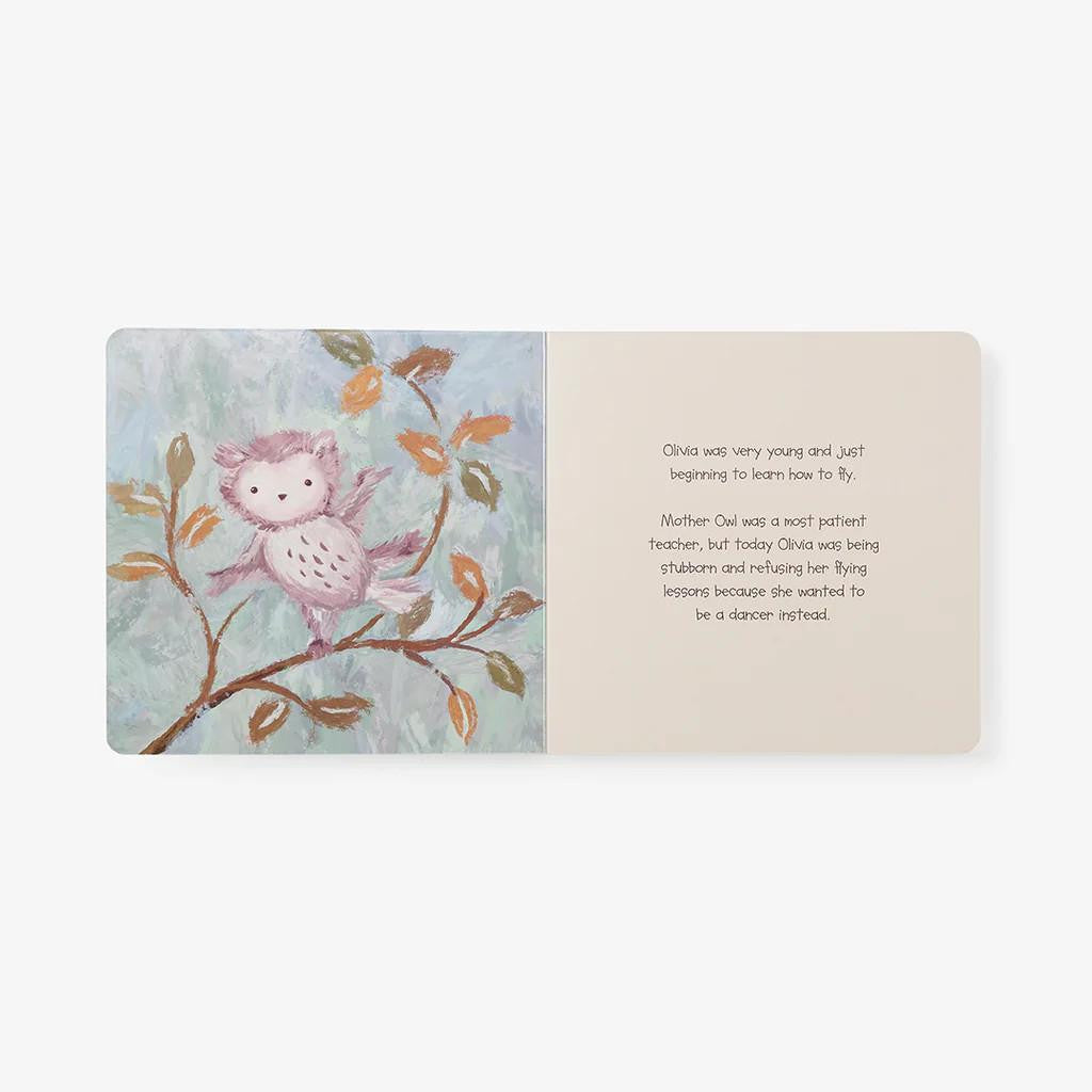 Elegant Baby Olivia Owl Board Book 