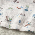 Elegant Baby Pond Friends Organic Muslin Blankie 