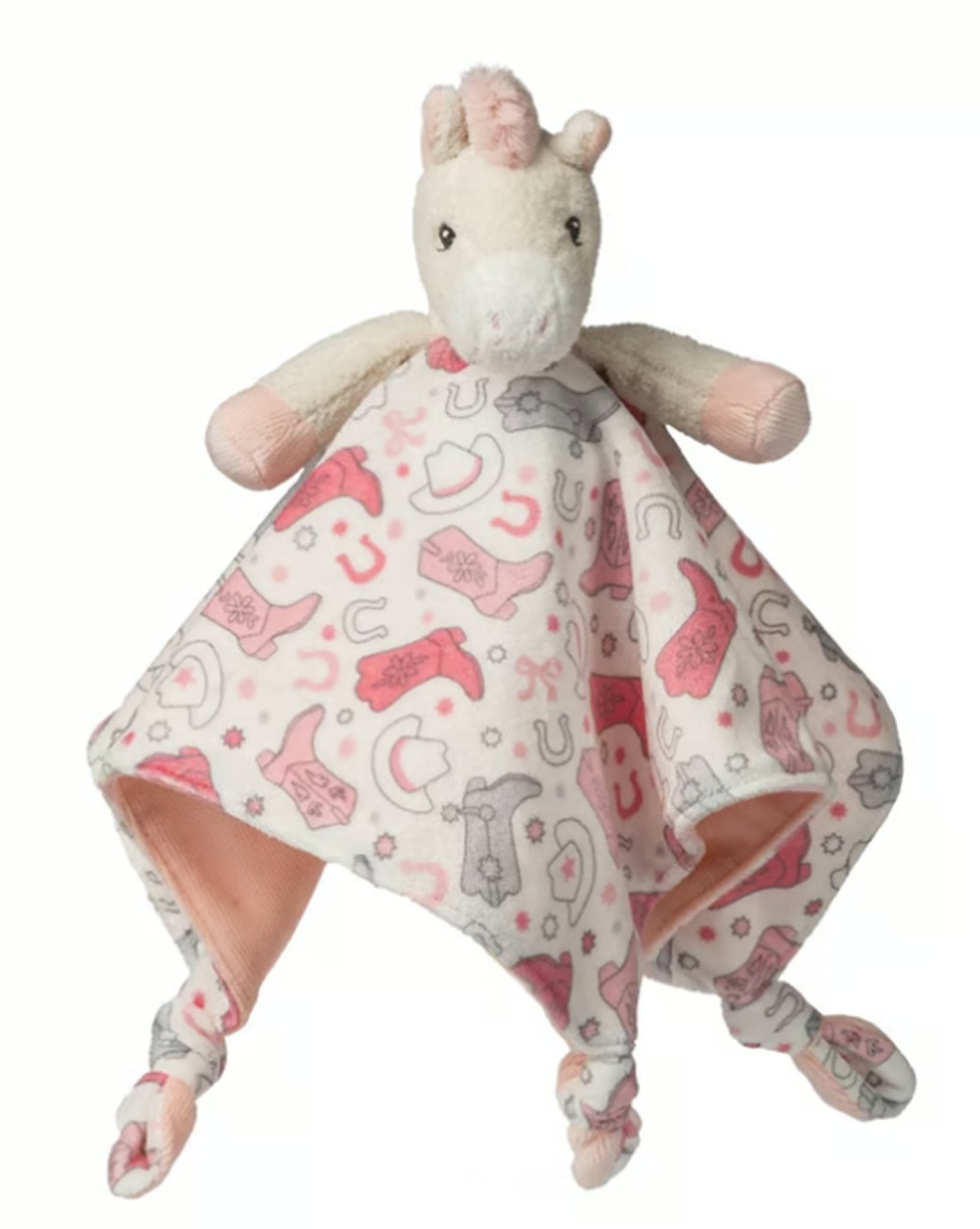 Giddy Up Pony Taggies Character Blanket Personalized - myembroideredgifts - com - Mary Meyer