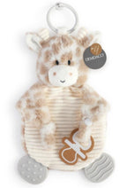 Giraffe Teether Buddy Personalized - myembroideredgifts-com - Demdaco