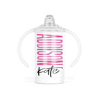 GLAM 12oz Stainless Steel Personalized Sippy Tumbler 