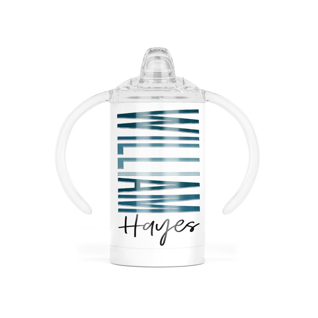 GLAM 12oz Stainless Steel Personalized Sippy Tumbler 