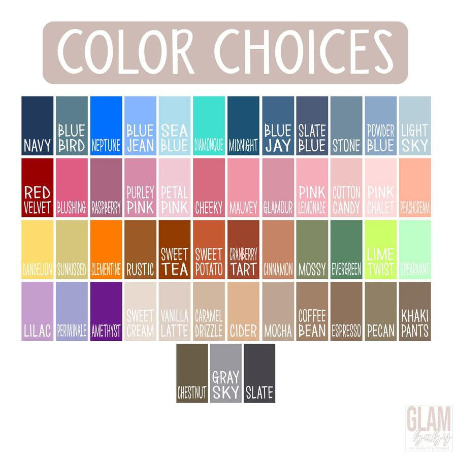 GLAM Baby Name Blanket Personalized 