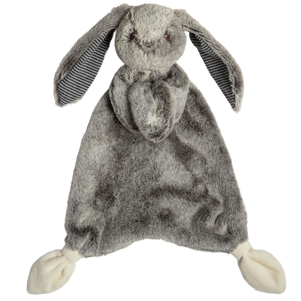 Grey Silky Bunny Lovey Personalized - myembroideredgifts-com - Mary Meyer