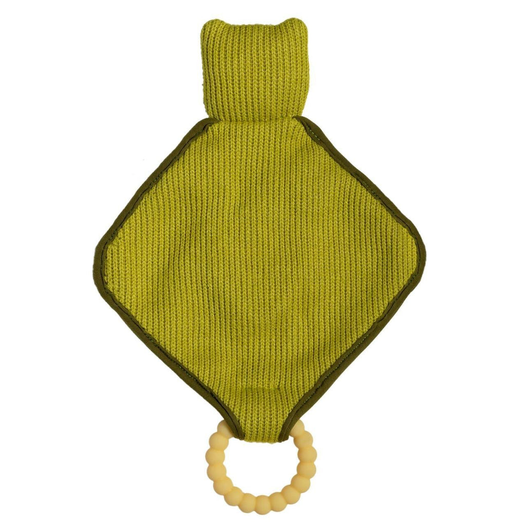 Knitted Nursery Frog Lovey Personalized - myembroideredgifts-com - Mary Meyer