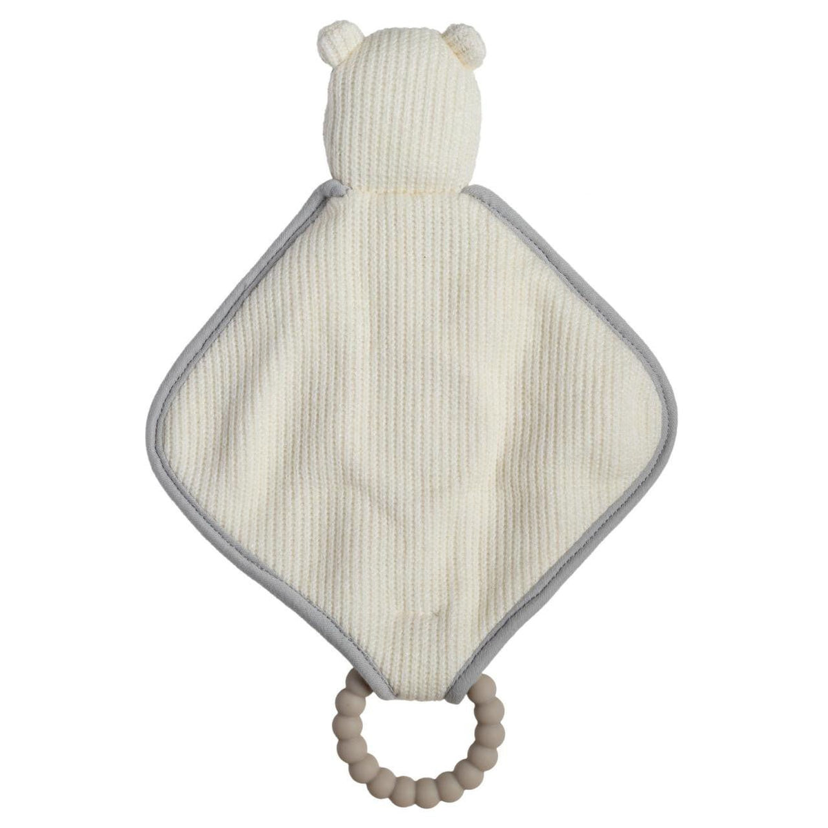 Knitted Nursery Polar Bear Lovey Personalized - myembroideredgifts-com - Mary Meyer