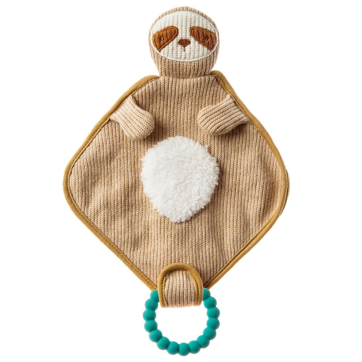 Knitted Nursery Sloth Lovey Personalized - myembroideredgifts-com - Mary Meyer
