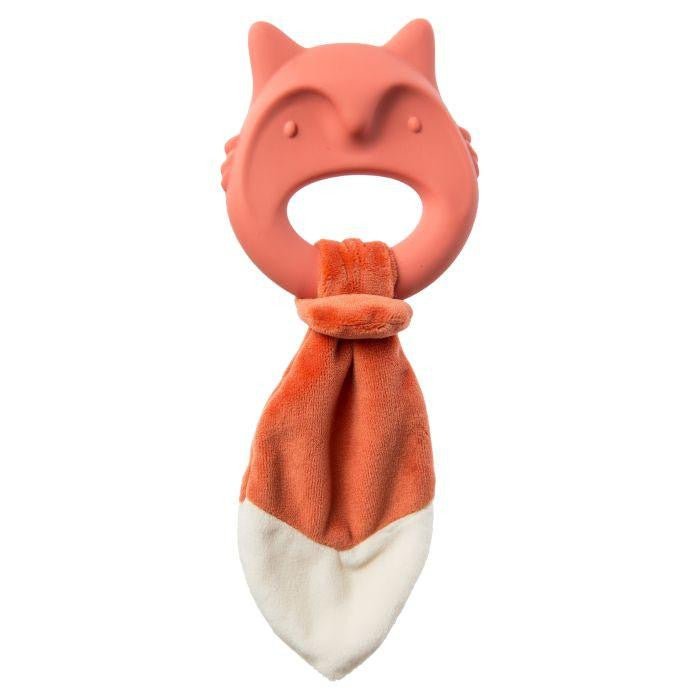 Leika Little Fox Teether Personalized - myembroideredgifts-com - Mary Meyer