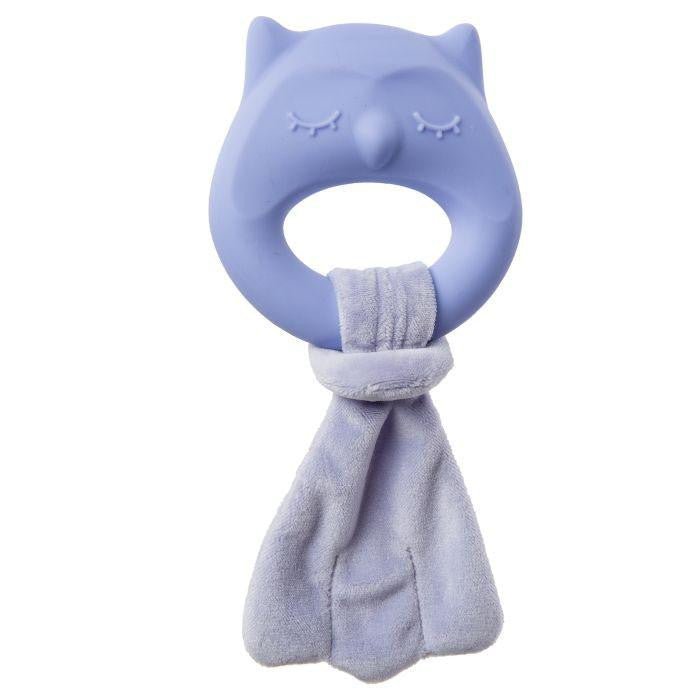 Leika Little Owl Teether Personalized - myembroideredgifts-com - Mary Meyer