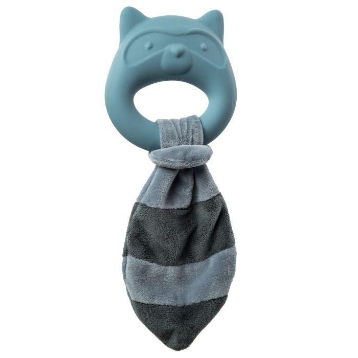 Leika Little Raccoon Teether Personalized - myembroideredgifts-com - Mary Meyer