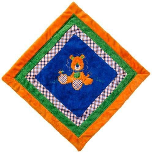 Levi Lion Cozy Blanket Personalized - myembroideredgifts-com - Mary Meyer