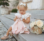 Pink "Sleepy Pals" Organic Security Blanket (Set of 2)