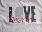 Love Mississippi T-Shirt - myembroideredgifts-com - myembroideredgifts-com
