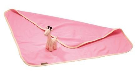Love Our Earth Pink Giraffe and Blanket Gift Set - myembroideredgifts-com - Baby Gund